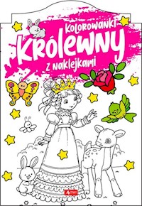 Królewny Kolorowanka z naklejkami -  - książka