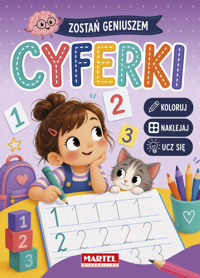 Zostań geniuszem Cyferki z naklejkami - Salamon Katarzyna - książka