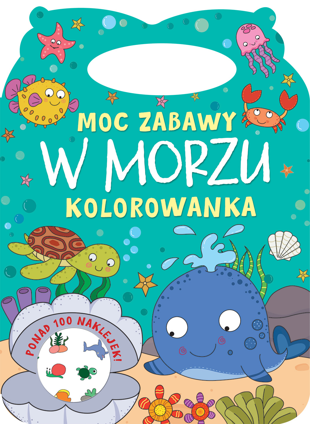 Moc zabawy. W morzu. Kolorowanka - zbiorowa praca - książka