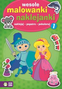 Wesołe malowanki naklejanki 1 -  - książka