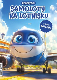 Kolorowe samoloty na lotnisku - zbiorowa praca - książka
