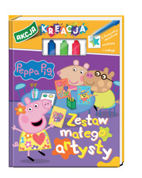 Peppa Pig. Akcja Kreacja. Zestaw małego artysty - zbiorowa praca - książka