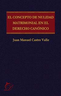 El concepto de nulidad matrimonial en el derecho canónico - Juan Manuel Castro Valle - ebook
