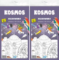 Kolorowanka XL. Kosmos 2szt/zgr -  - książka