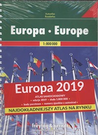 Atlas Europa 1:800 000 2019 -  - książka