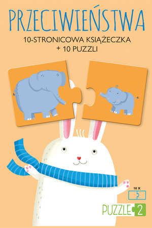 Przeciwieństwa (książeczka + 10 puzzli) - zbiorowa praca - książka