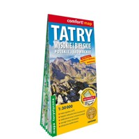 Tatry Wysokie i Bielskie Polskie i Słowackie mapa turystyczna 130 000 laminat 2026 - zbiorowa praca - książka