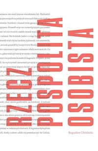 Rzeczypospolita osobista - Bogusław Chrabota - książka