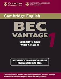 Cambridge BEC Vantage 1 Student's Book with answers - - książka