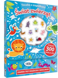 Świat zwierząt. Teczka z zagadkami - zbiorowa praca - książka