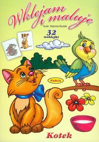 Kotek Wklejam i maluję -  - książka