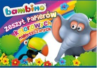 Zeszyt papierów kolorowych nabłyszczanych Bambino A4, 10 kartek (STM-01802) -  - książka