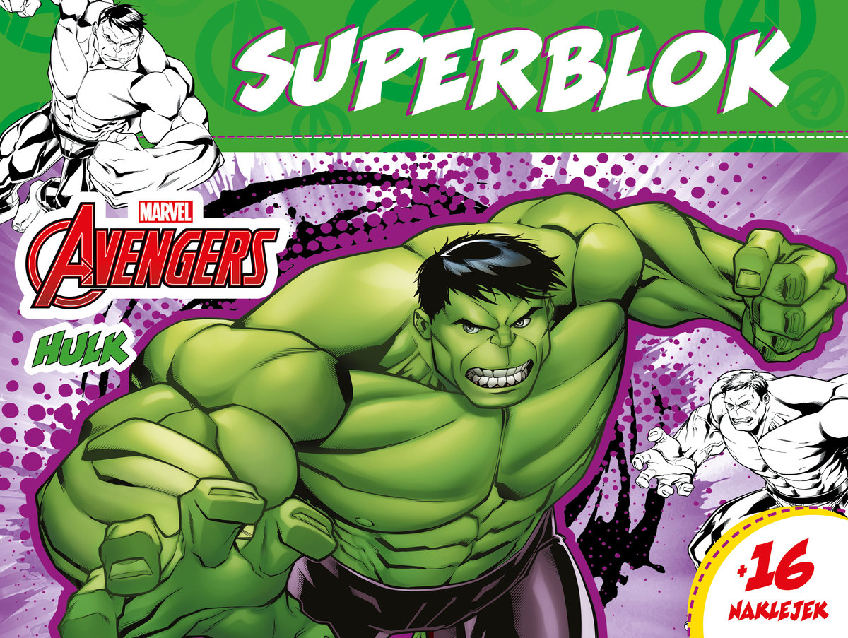 Superblok. Marvel Avengers Hulk -  - książka