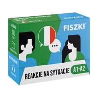 Włoski. Fiszki. Reakcje na sytuacje. Poziom A1-A2 - Patrycja Wojsyk - książka