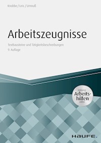 Arbeitszeugnisse - inkl. Arbeitshilfen online - Thorsten Knobbe - ebook