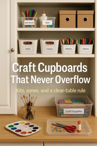 Craft Cupboards That Never Overflow - Adrian Carmichael - ebook