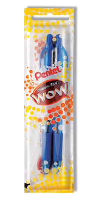 Długopis WOW 0.7mm niebieski 2szt -  - książka