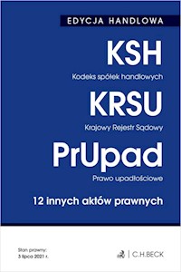 Edycja Handlowa Kodeks spółek handlowych Krajowy Rejestr Sądowy Prawo upadłościowe -  - książka