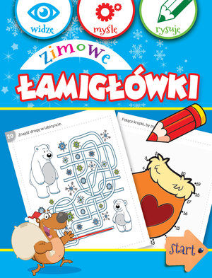 Zimowe Łamigłówki - zbiorowa praca - książka