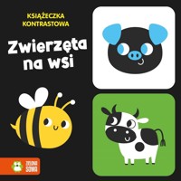 Książeczka kontrastowa. Zwierzęta na wsi - Natalia Berlik - książka