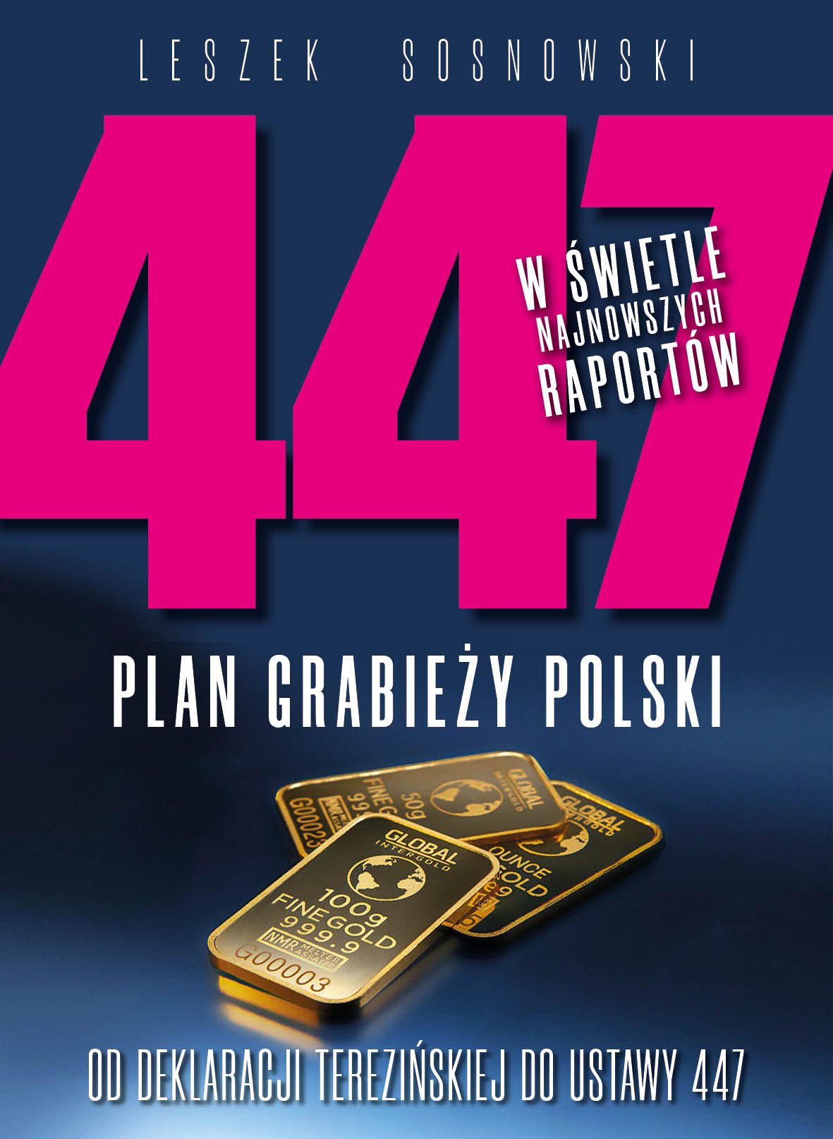 Okładka:447 Plan grabieży Polski. Od deklaracji terezińskiej do ustawy 447 