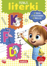 Poznaję literki z naklejkami - Salamon Katarzyna - książka