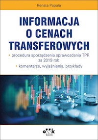 Informacja o cenach transferowych - Papała Renata - książka