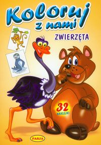 Zwierzęta Koloruj z nami -  - książka