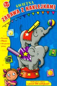 Świetna zabawa z naklejkami 5-7 lat -  - książka
