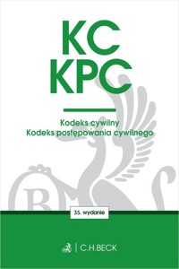 KC. KPC. Kodeks cywilny. Kodeks postępowania cywilnego. Edycja Sędziowska -  - książka