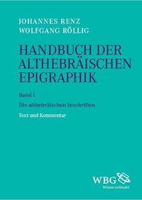Handbuch der althebräischen Epigraphik - Johannes Renz - ebook