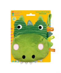 Mięciutka książeczka sensoryczna. Pacynka. Dinozaury -  - książka