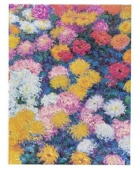Notatnik w linie Paperblanks Monet’s Chrysanthemums Ultra -  - książka