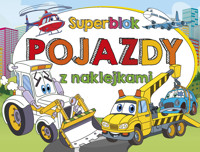 Superblok z naklejkami Pojazdy - zbiorowa praca - książka