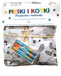 Pieski i kotki Przytulam i koloruję -  - książka