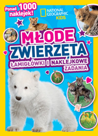 National Geographic Kids. Młode zwierzęta. Łamigłówki i naklejkowe zadania - zbiorowa praca - książka