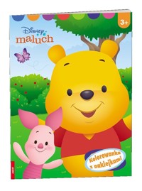 Disney maluch Kolorowanka z naklejkami -  - książka
