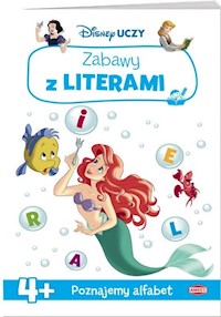DISNEY UCZY Księżniczka Zabawy z literami -  - książka