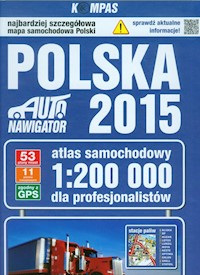 Polska 2015 Atlas samochodowy dla profesjonalistów 1:200 000 -  - książka