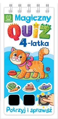 Magiczny quiz 4-latka Potrzyj i sprawdź! - Kajdana Sylwia - książka