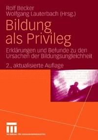 Bildung als Privileg -  - ebook