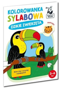 Kolorowanka sylabowa. Dzikie zwierzęta - Sylwia Czarnecka - książka