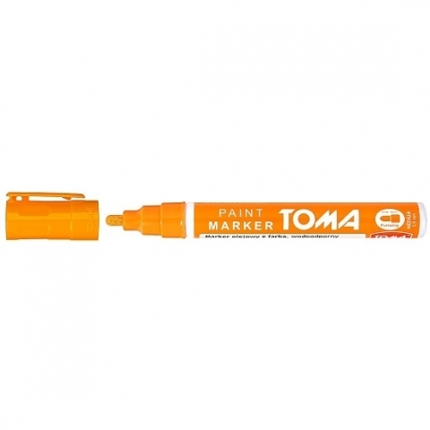 Marker olejny Toma 2,5 mm - pomarańczowy (TO-44052) -  - książka