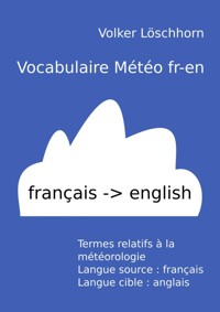Vocabulaire météo fr-en - Volker Löschhorn - ebook
