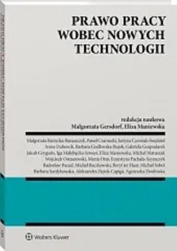 Prawo pracy wobec nowych technologii -  - książka
