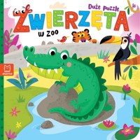 Zwierzęta w zoo. Duże puzzle - Bogusław Michalec - książka