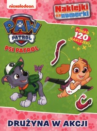 Psi Patrol Naklejki na numerki Drużyna w akcji -  - książka