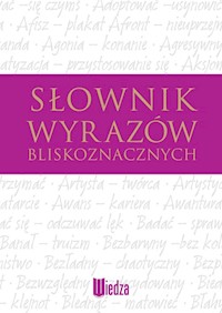Słownik wyrazów bliskoznacznych -  - książka