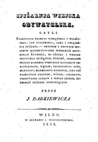 Spiżarnia wiejska obywatelska - Dąbkiewicz J. - książka