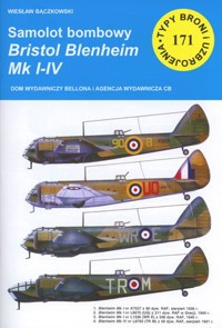 Samolot bombowy Bristol Blenheim Mk I-IV Seria Typy Broni i Uzbrojenia. Zeszyt 171 - Wiesław Bączkowski - książka